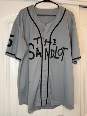 The Sandlot Baseball Jersey in Light Gray
